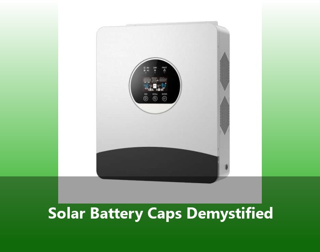 Solar Battery Caps Demystified